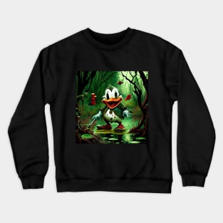 "Psychedelic Haunts: Unique and Colorful Halloween Horrors" Crewneck Sweatshirt